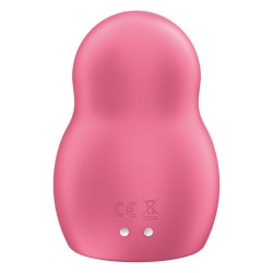 stimulateur et vibrateur double air pulse pro to go 1 rouge