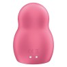 stimulateur et vibrateur double air pulse pro to go 1 rouge