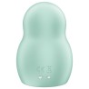 stimulateur et vibrateur double air pulse pro to go 1 vert
