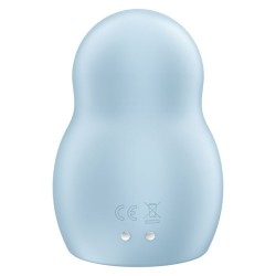 stimulateur et vibrateur double air pulse pro to go 1 bleu