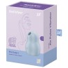 stimulateur et vibrateur double air pulse pro to go 1 bleu
