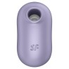 stimulateur et vibrateur double air pulse pro to go 2 violet