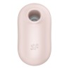stimulateur et vibrateur double air pulse pro to go 2 beige
