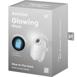 glowing ghost air pulse & vibrateur blanc