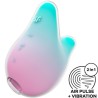 mermaid vibes stimulateur & vibrateur menthe et rose