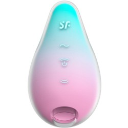 mermaid vibes stimulateur & vibrateur menthe et rose