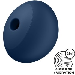 air power 4 stimulateur & vibrateur 12 vibrations bleu
