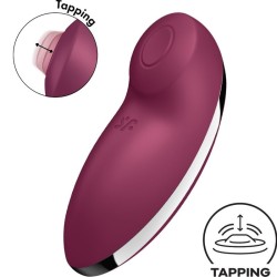 tap & climax 2 vibrateur & stimulateur rouge