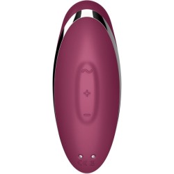 tap & climax 2 vibrateur & stimulateur rouge
