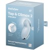 tap & climax 2 vibrateur & stimulateur bleu