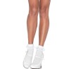 chaussettes  volants en dentelle blanche