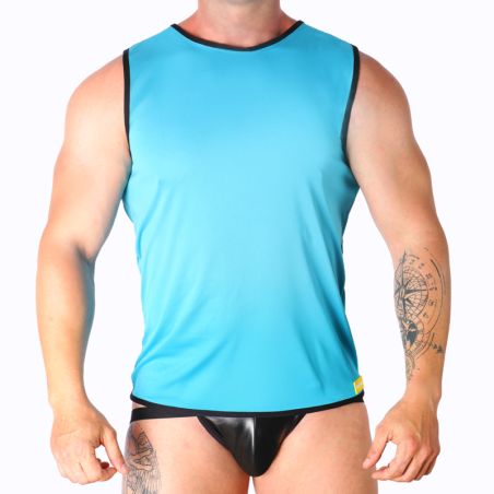 t-shirt bleu l-xl