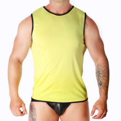 t-shirt jaune l-xl