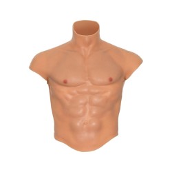alter ego chemise torse homme en silicone avec chair abs
