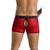 046 short parker rouge l-xl