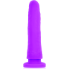 toys harnais + dong silicone violet 23 cm -o- 4.5 cm