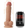 strap-on magnus silicone liquide avec 3 anneaux gratuits 20.5 cm -o- 4.1 cm