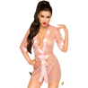 miroir de minuit peignoir rose xl