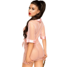 miroir de minuit peignoir rose xl