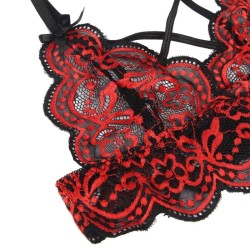 set ensemble deux pièces top et culotte en dentelle s-m