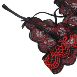set ensemble deux pièces top et culotte en dentelle s-m