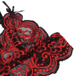 set ensemble deux pièces top et culotte en dentelle s-m