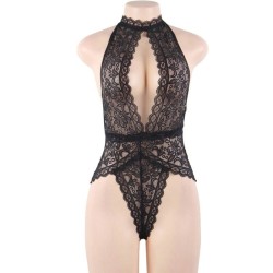 teddy dentelle bonnet ouvert l-xl