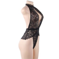 teddy dentelle bonnet ouvert l-xl