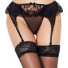 string avec jarretière noir l-xl