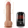 strap-on freeman liquide silicone avec 3 anneaux gratuits 20 cm -o- 3.8 cm