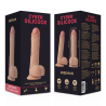 strap-on freeman liquide silicone avec 3 anneaux gratuits 20 cm -o- 3.8 cm