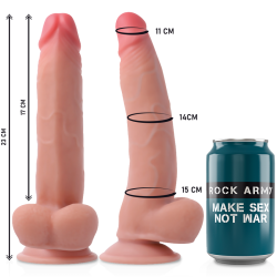harnais + léopard double densité 23 cm -o- 4.77 cm