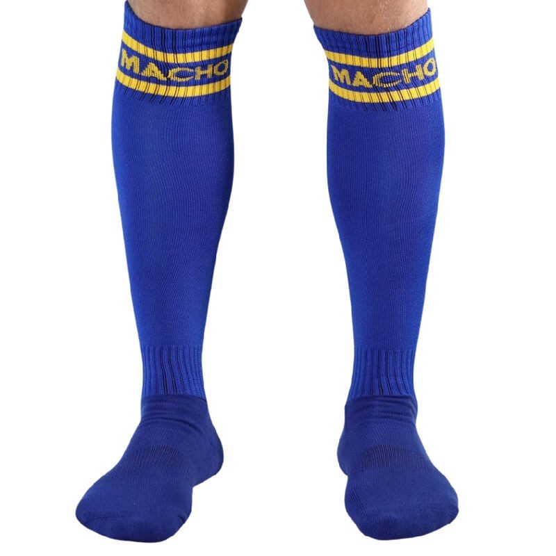 chaussettes longues taille unique bleu chaussettes longues taille unique bleu