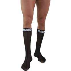 chaussettes fines taille unique noires