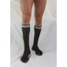 chaussettes fines taille unique noires