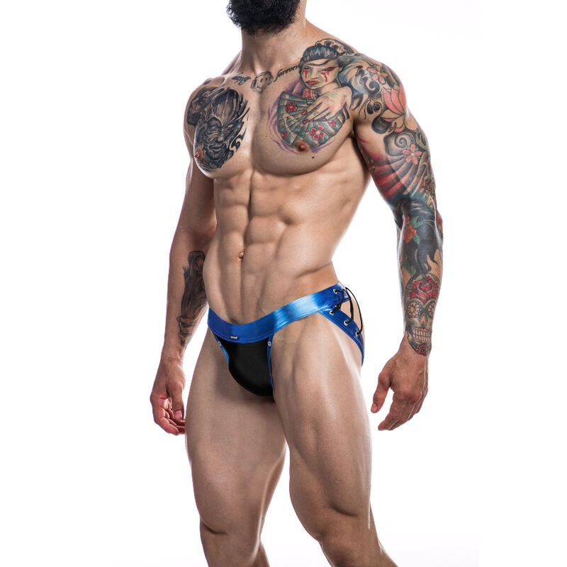 jockstrap desire cuirette bleu xl jockstrap desire cuirette bleu xl