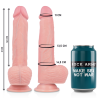 harnais + silicone liquide premium spitfire realistic 21 cm -o- 4.62 cm