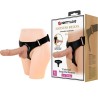 slip harnais harnais universel avec gode jerry 21,8 cm naturel
