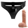 harnais slips harnais universel avec gode tom 20 cm naturel