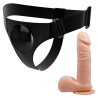 harnais slips harnais universel avec gode tom 20 cm naturel