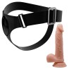 slip harnais harnais universel avec gode kevin 19 cm naturel