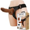 slip harnais harnais universel avec gode micheal 20 cm noir