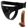 slip harnais harnais universel avec gode micheal 20 cm noir