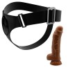 slip harnais harnais universel avec gode micheal 20 cm noir