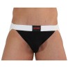 004 jock noir brillant - blanc m