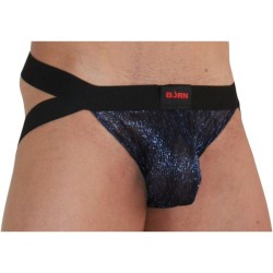 006 jock bleu brillant - noir s