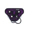 harnais en dentelle  strap-on violet