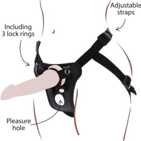 harnais de plaisir  strap-on noir
