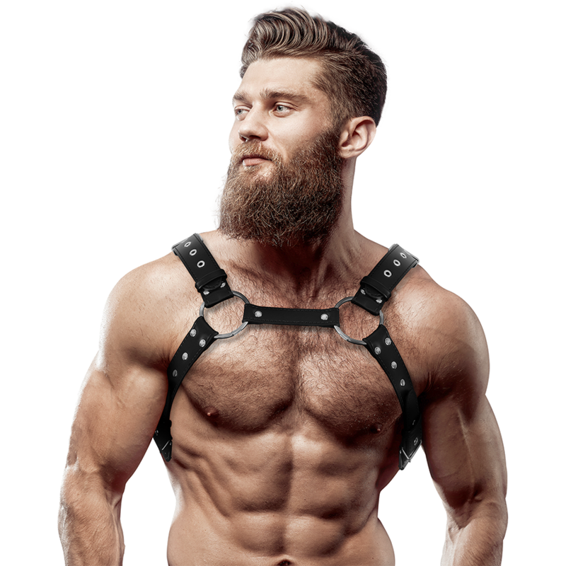 harnais de poitrine en éco-cuir pour hommes avec clous harnais de poitrine en éco-cuir pour hommes avec clous