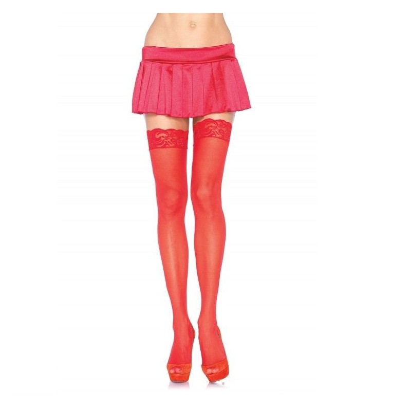 collant rouge avec haut en dentelle collant rouge avec haut en dentelle